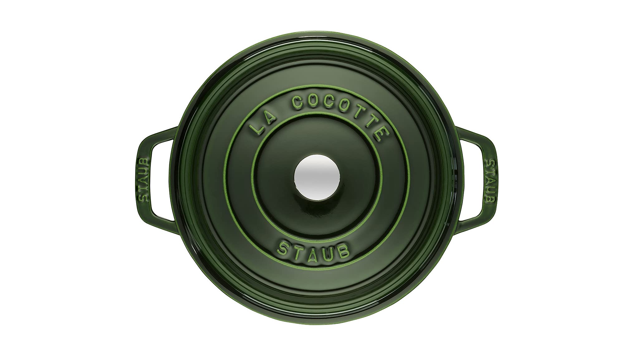 STAUB tapa con pomo de metal resistente a 250 °C para seguridad