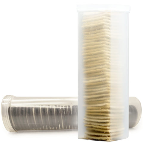 Stay Fresh contenedor redondo para crackers que mantiene la frescura y crujiente por más tiempo