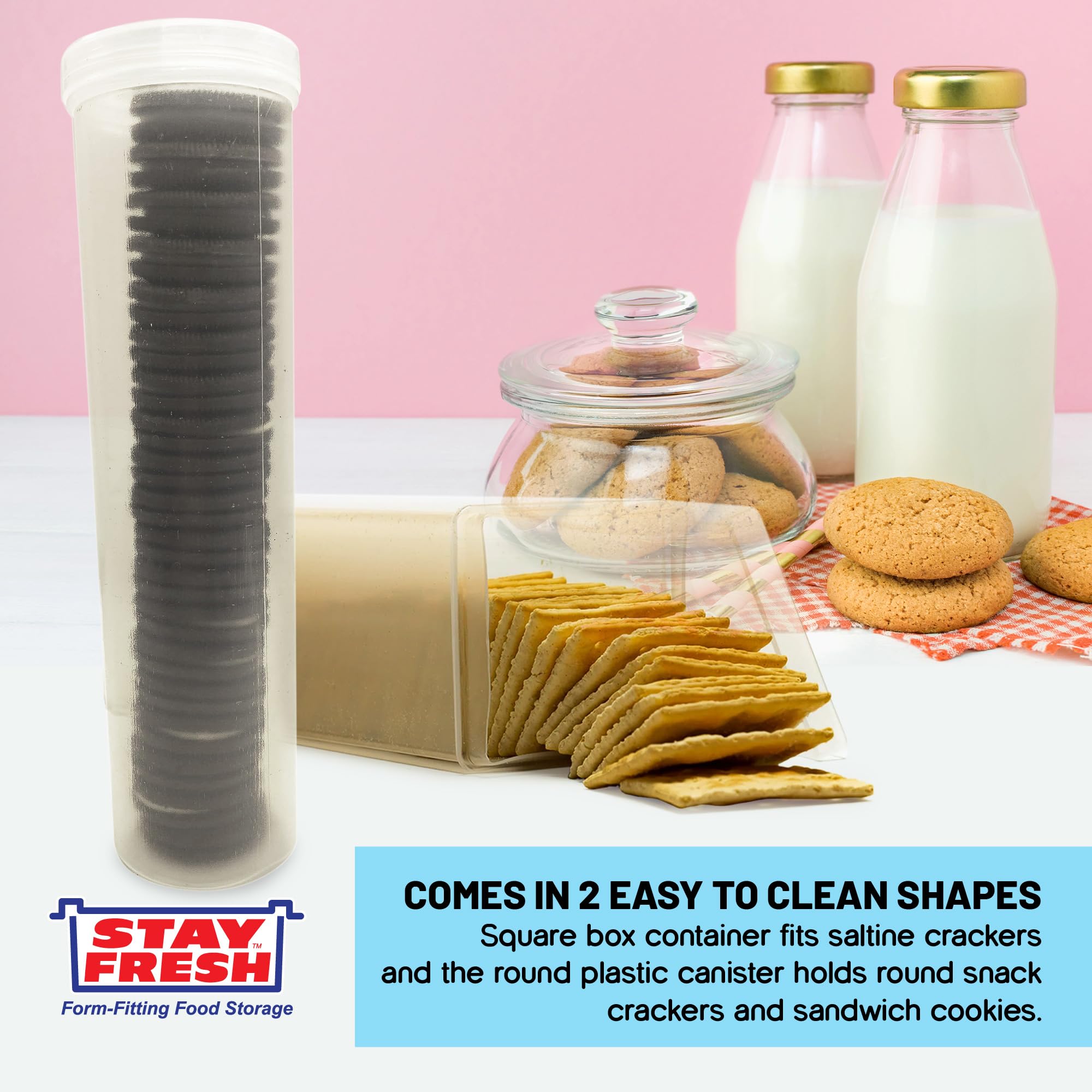  Stay Fresh contenedor resistente a aplastamientos ideal para viajes