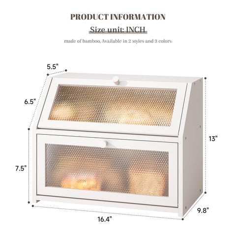 STDDRE caja de pan instalación fácil con dibujos detallados.