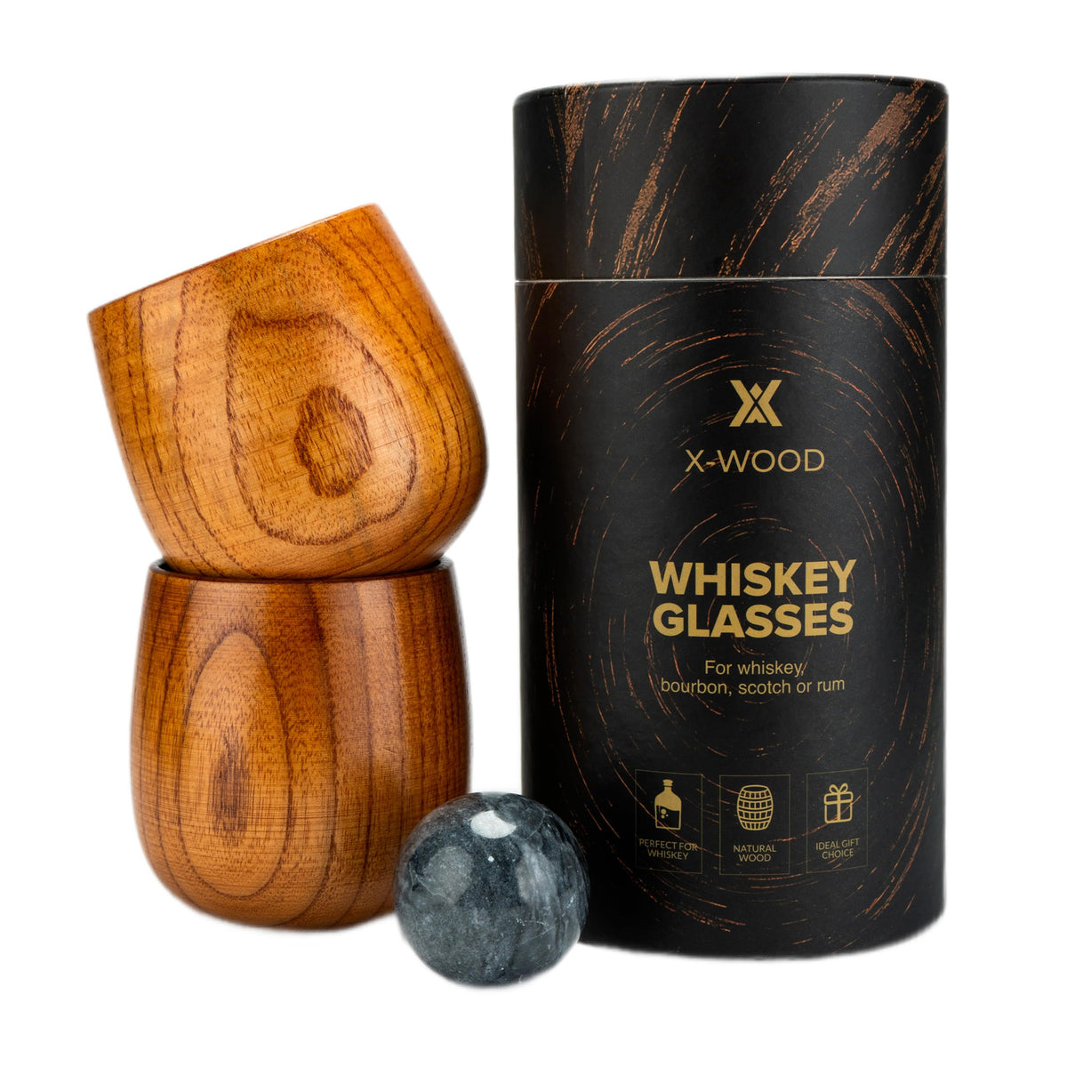 Vasos STEAKMAN XWOOD de roble realzan aromas y sabores.