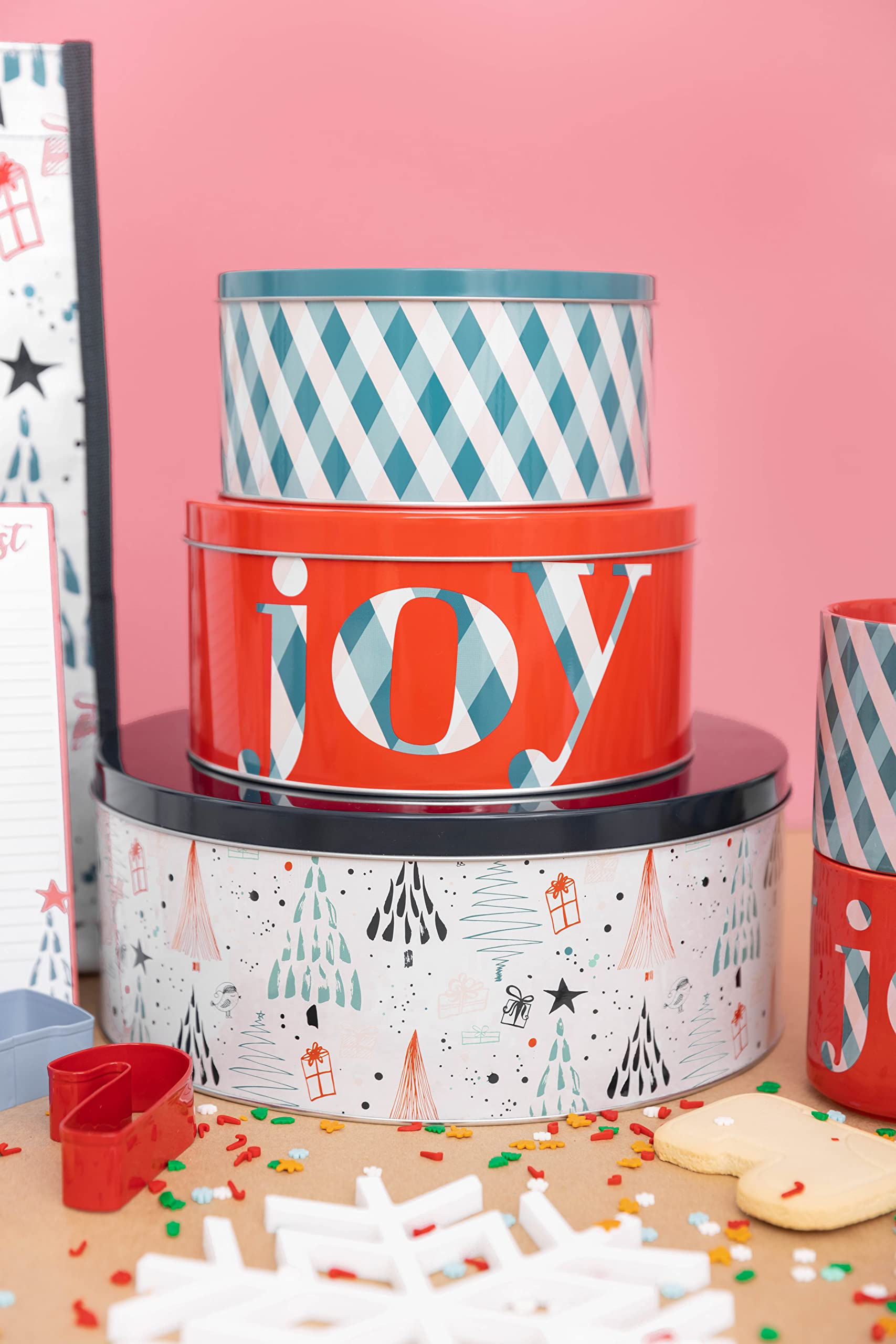 Steel Mill & Co diseño de cuadros festivos en lata para regalos
