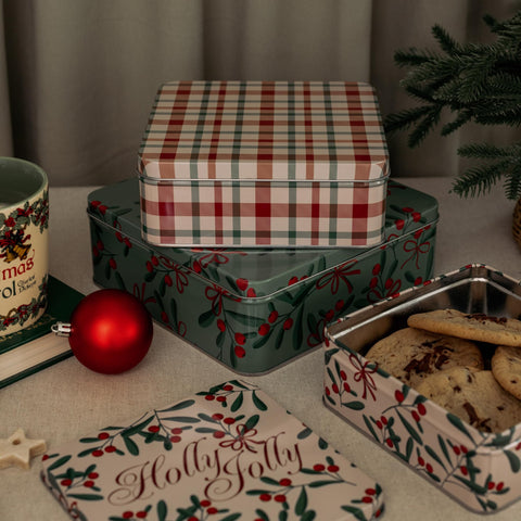 Steel Mill & Co: ideas de regalo navideñas con latas decorativas.