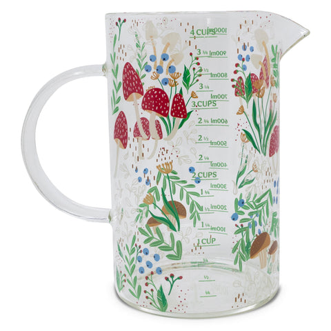 Steel Mill & Co. vaso de medición hongo 1000 ml, precisión para recetas