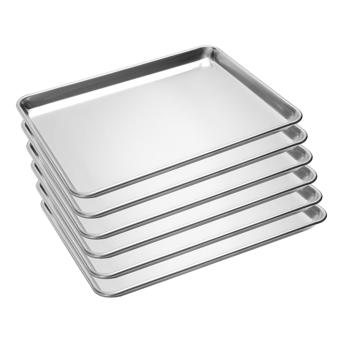 Bandeja STEELUS de aluminio 18x13 para hornear galletas de forma uniforme.