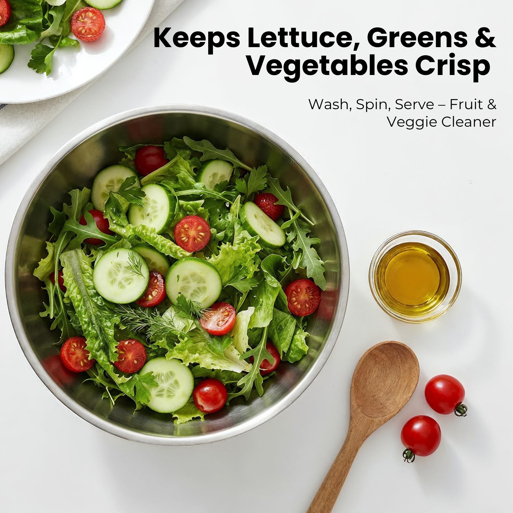 STELLAGRO diseño multifuncional para cocina: ensaladas, frutas y más