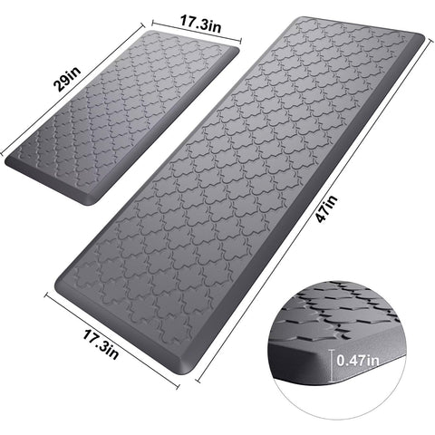 StepAura alfombrilla cocina antifatiga 439x1194 cm, superficie impermeable para derrames.