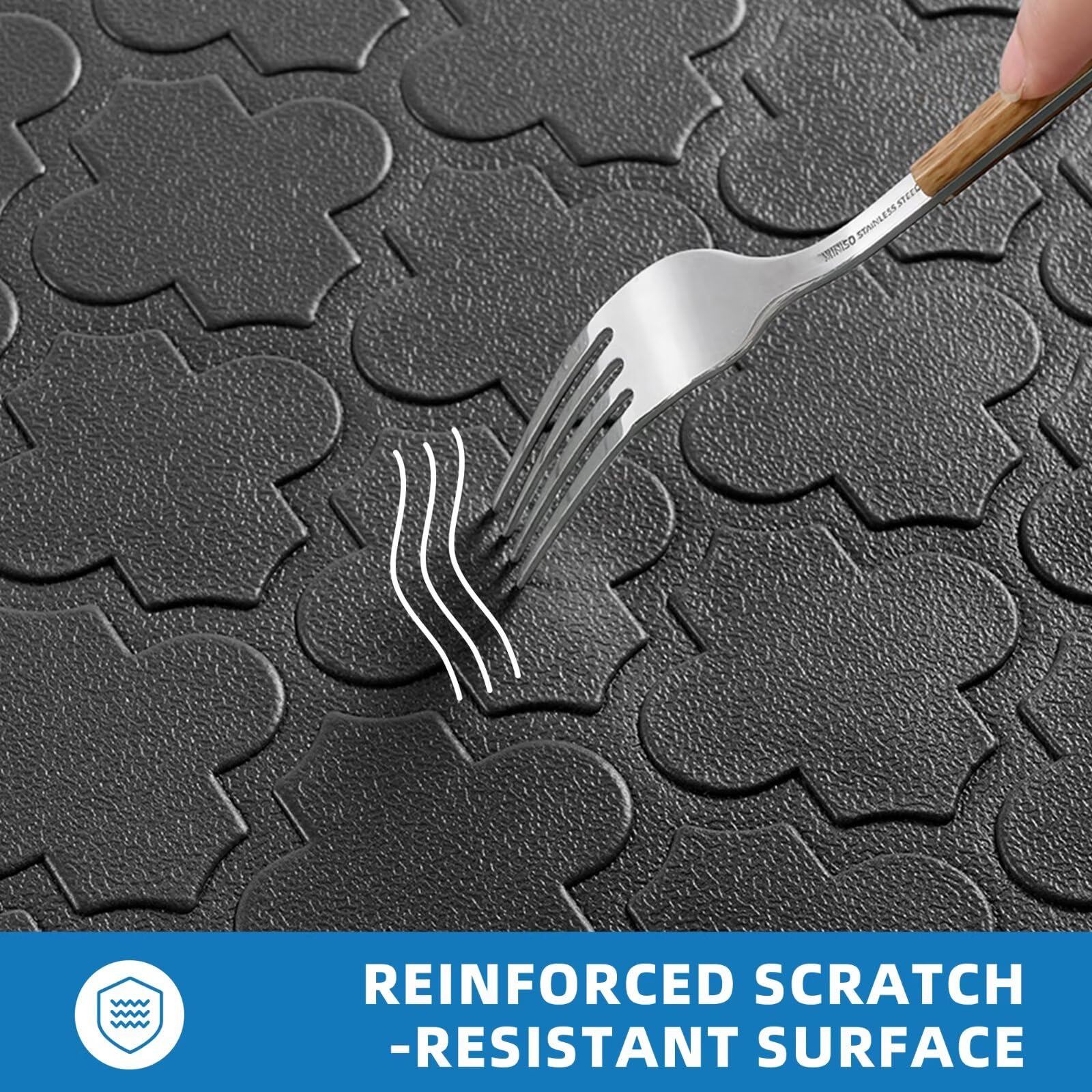 Stepaura alfombra de cocina de uso diario, cómoda y duradera.