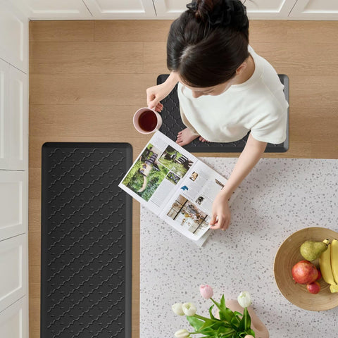 Stepaura alfombra impermeable para cocina mantiene la zona seca.