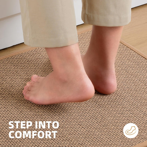 Alfombra StepAura 20x47, tamaño grande para zonas de cocina.