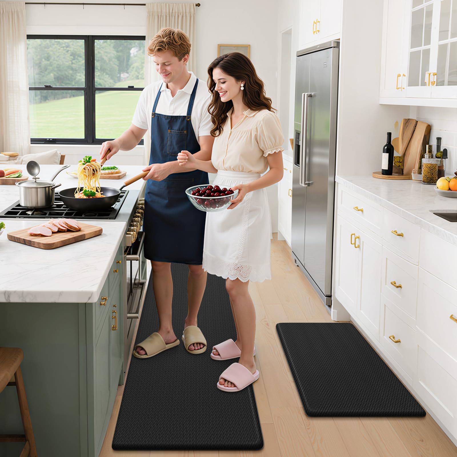 Alfombra StepLively 17.3x30: ideal para fregadero y espacios compactos.
