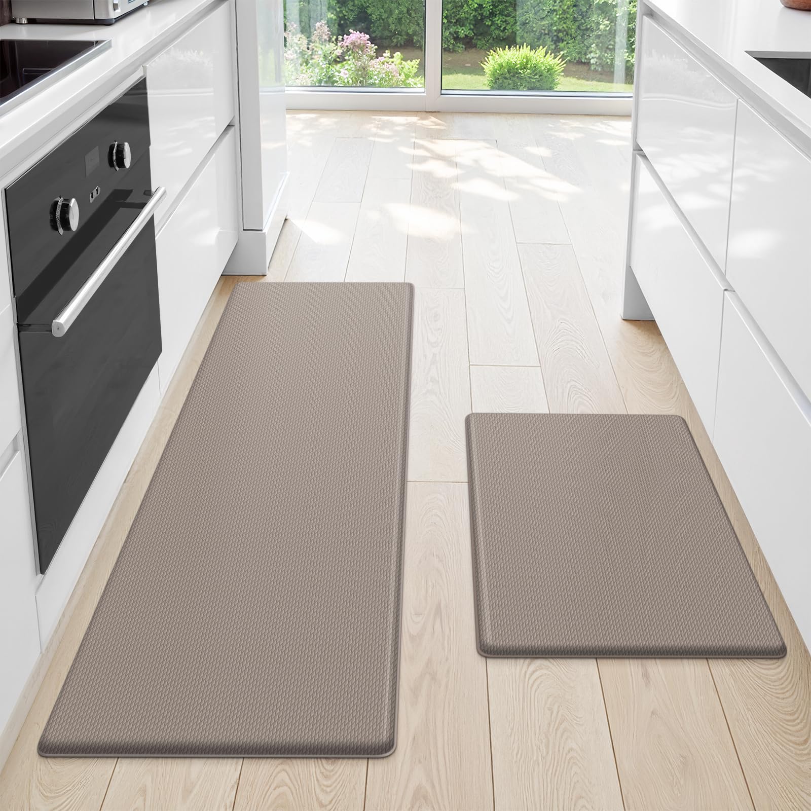 StepLively tapete cocina 47x17: juego de dos para entrada o cocina.