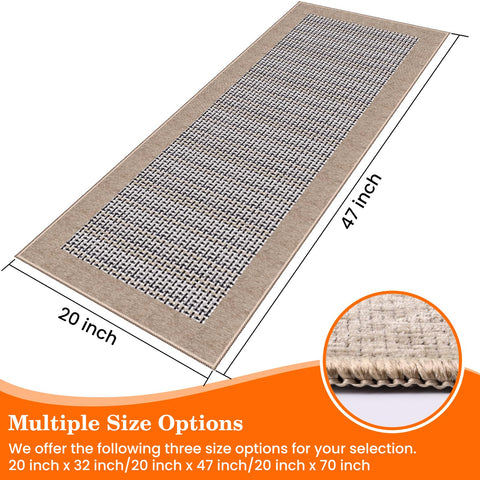 StepRite alfombra cocina absorbente chenille caqui ideal para secar pies.