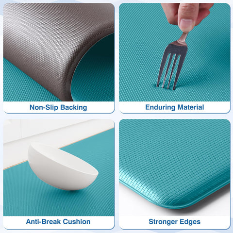 Tapete StepRite impermeable para manchas y salpicaduras en cocina
