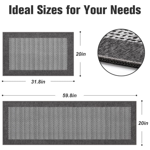 Alfombrilla StepRite para cocina antideslizante 20x60, ideal para pasillo cercano al fregadero.