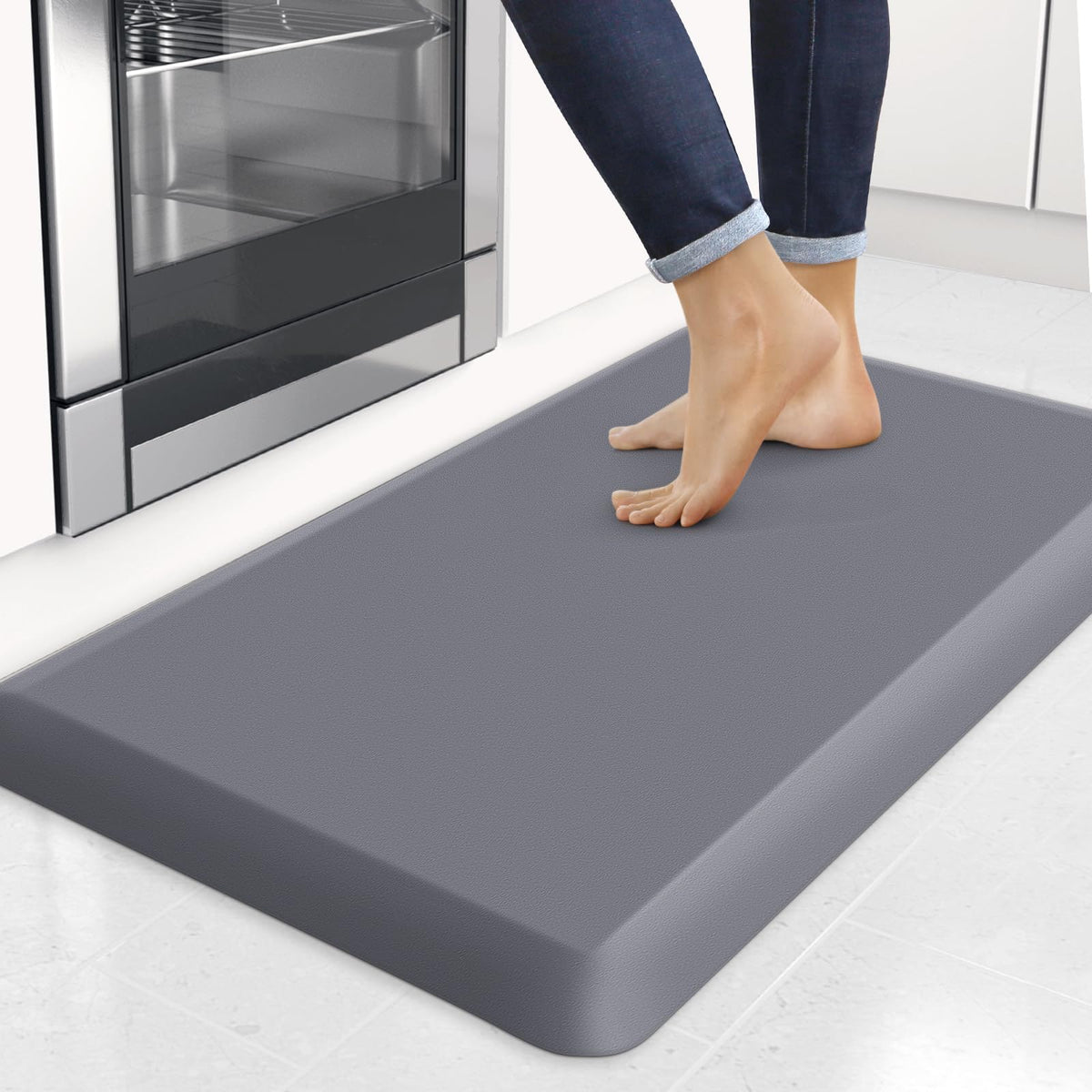 StepRite: almohadilla de memoria para cocina de 4/5 pulgadas, mayor comodidad al estar de pie.