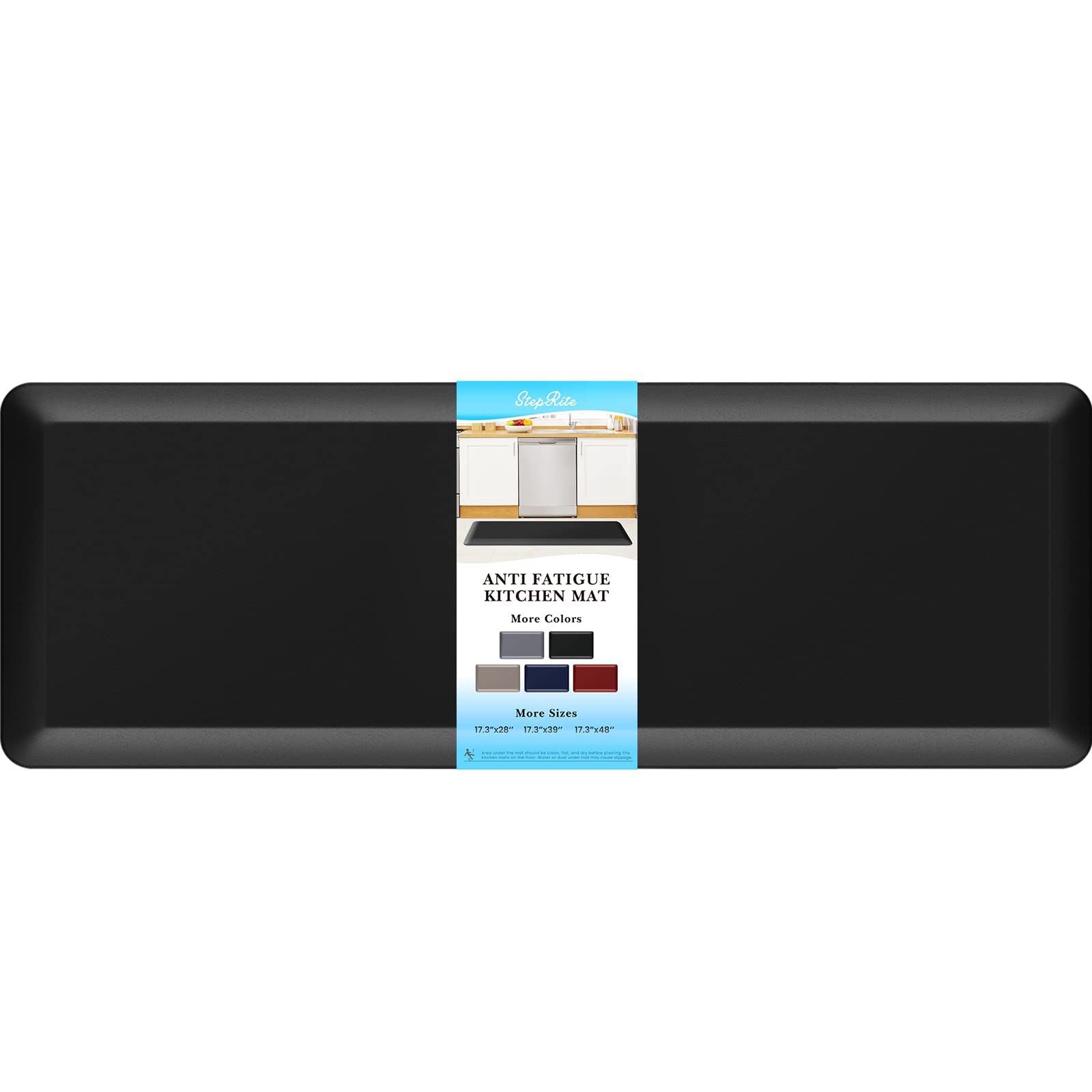 StepRite, almohadilla de cocina, vista superior, espesor de 20 mm para mayor comodidad.