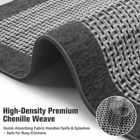 Chenille StepRite para cocina suave y absorbente.