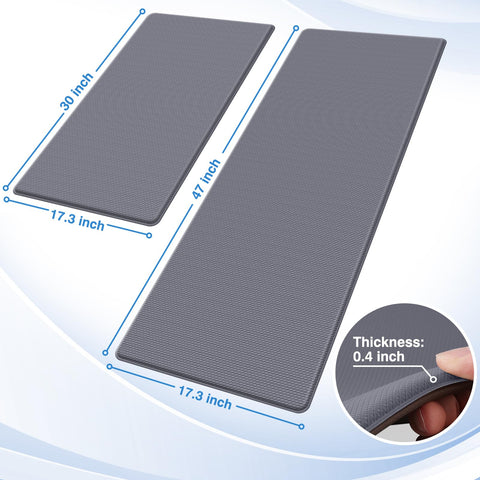 Alfombra StepRite para cocina, antideslizante, segura sobre superficies de suelo.