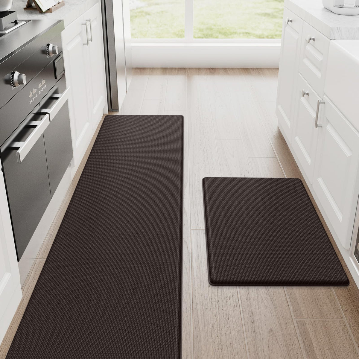 StepRite alfombra antifatiga para cocina con acolchado para comodidad prolongada.