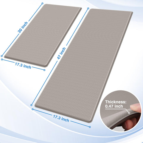 StepRite: alfombrilla khaki antideslizante para cocina