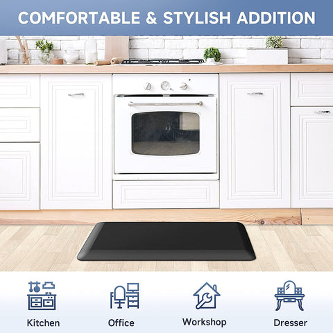 StepRite tapete cocina fácil de limpiar, ideal para áreas de alto tráfico.