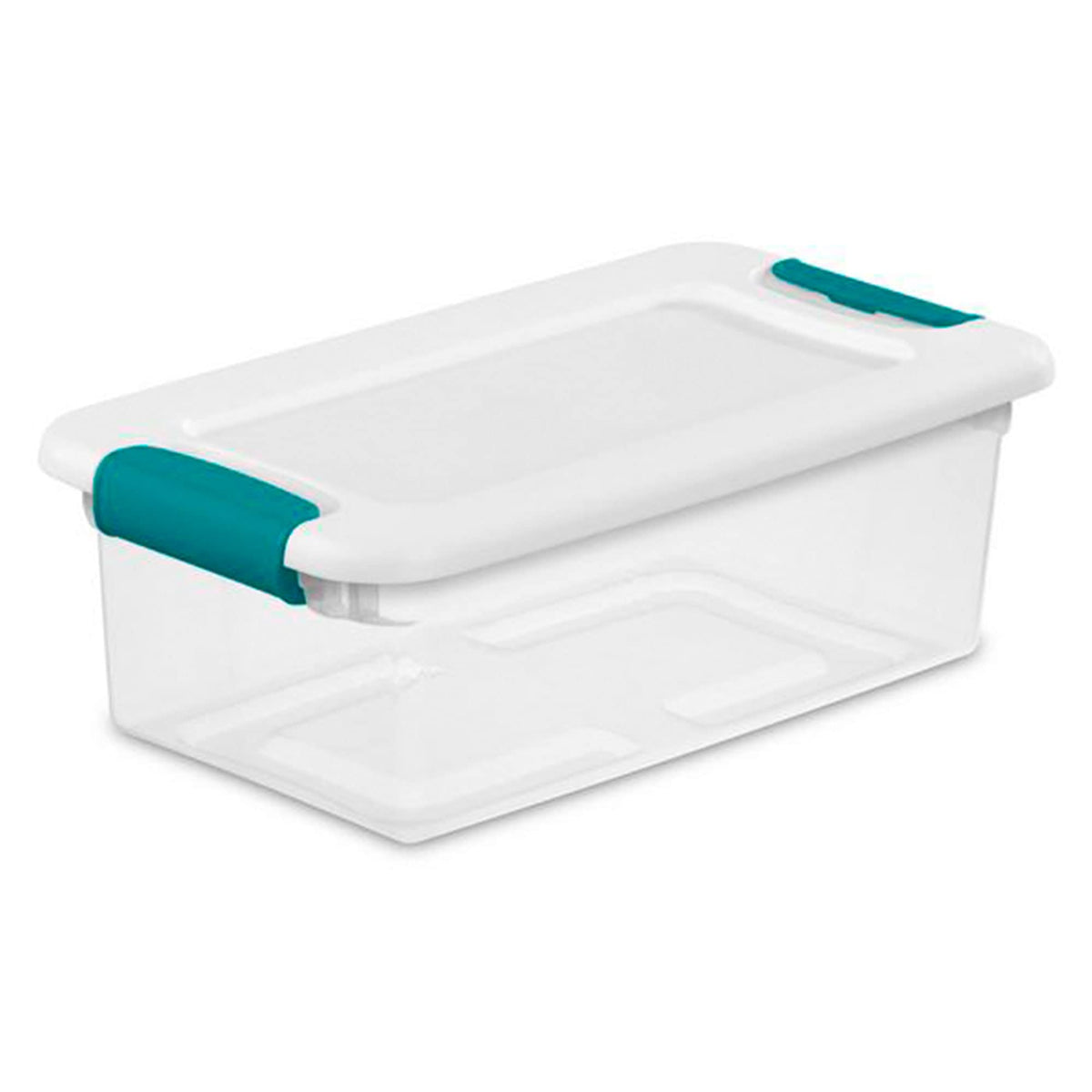 Sterilite 14928012, base transparente, ideal para ver el contenido al instante.