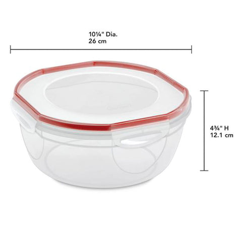Sterilite apto para microondas y lavavajillas para uso diario.
