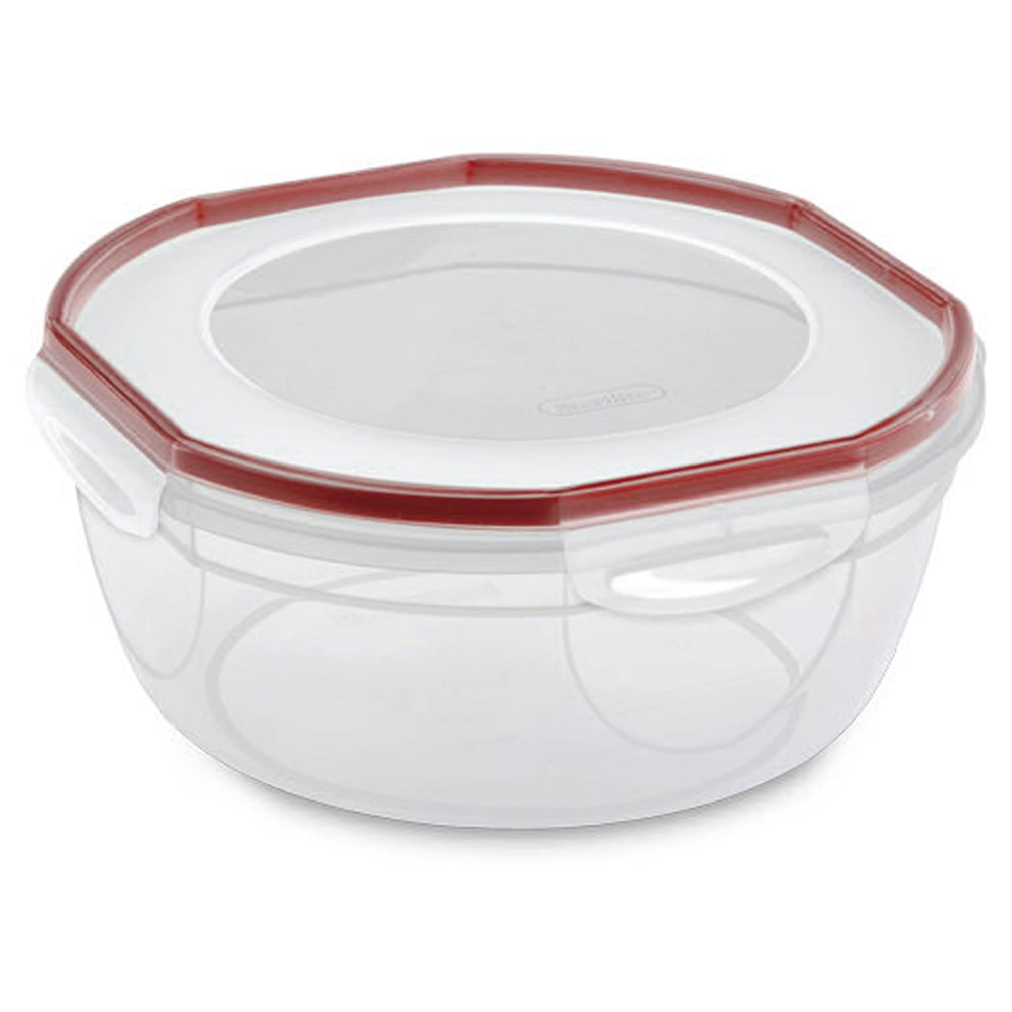 Sterilite bol rojo cohete Ultra Sellado con tapa, ideal para conservar porciones.