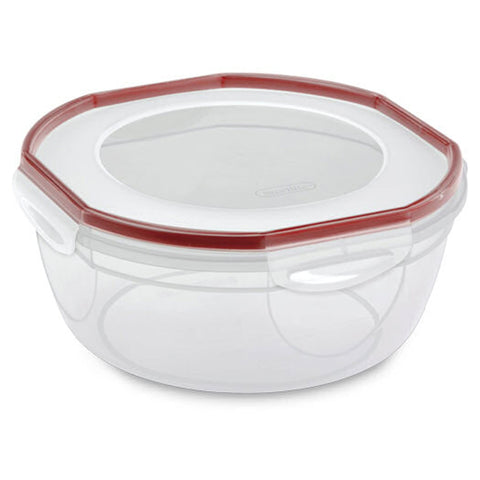 Sterilite bol rojo cohete Ultra Sellado con tapa, ideal para conservar porciones.