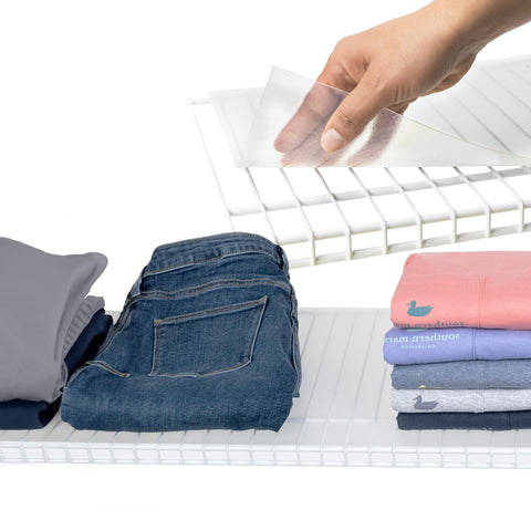 Sterling Shelf Liners cortar a medida con tijeras para ajuste.