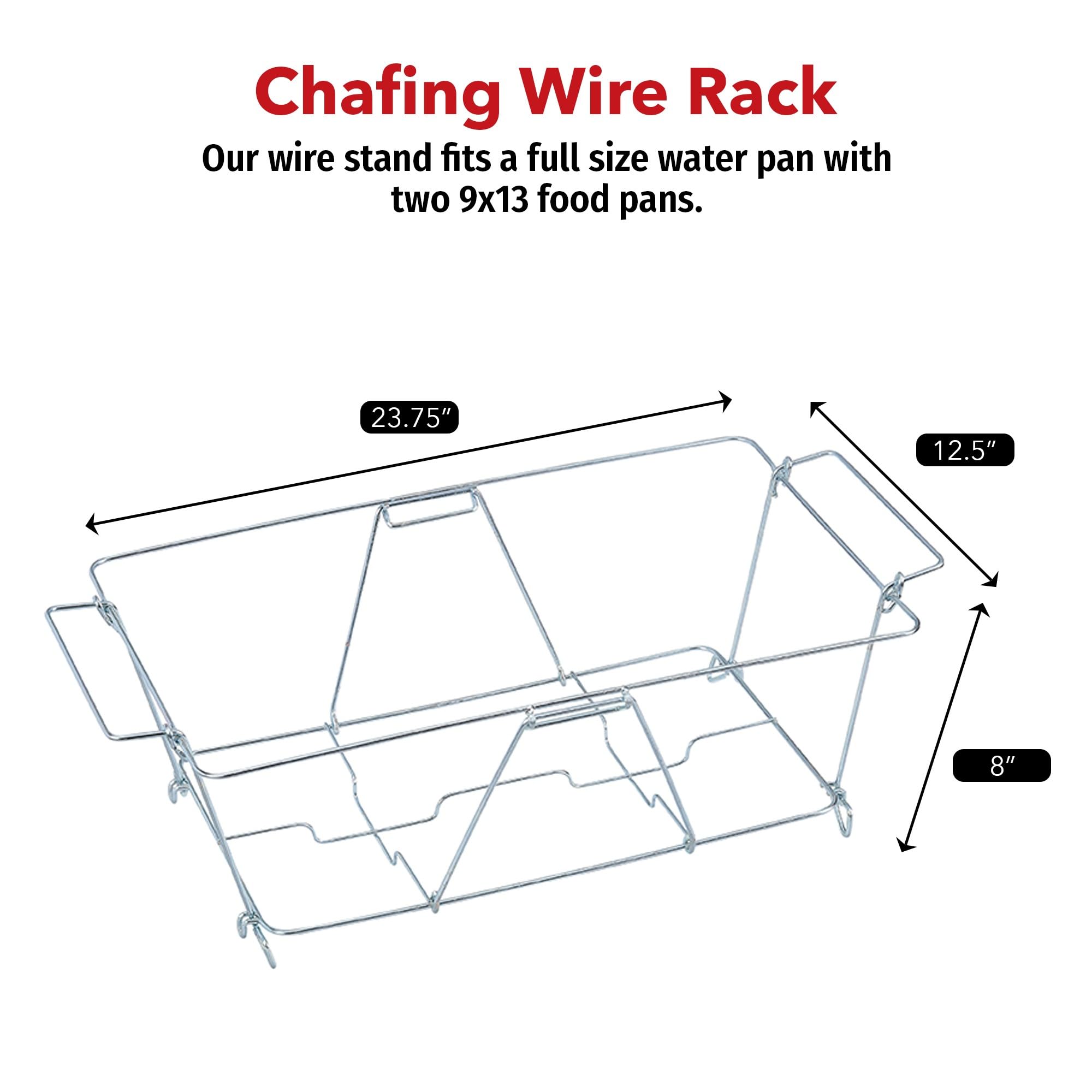 Sterno base estable para chafer con soporte seguro