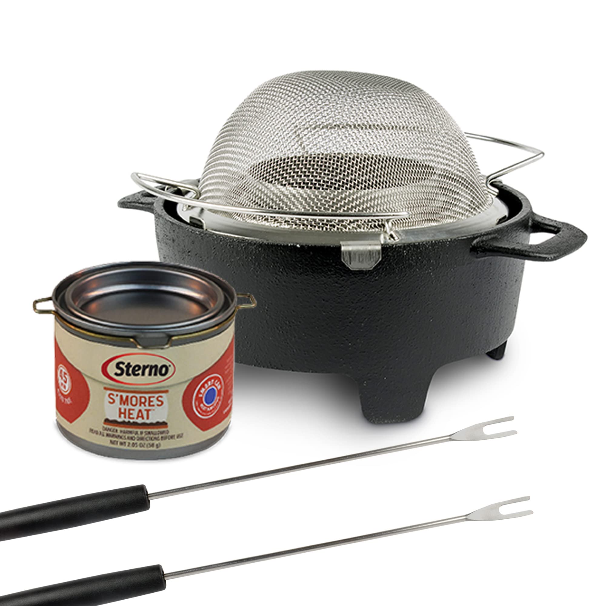 Sterno S'mores Maker Jr frontal mostrando diseño compacto y listo para usar