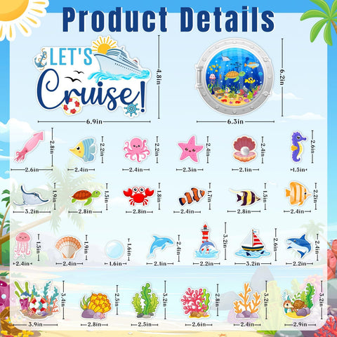 STEZHOU cangrejos-medusas: imÃ¡n decorativo para nevera, perfecto para decoraciÃ³n de crucero.