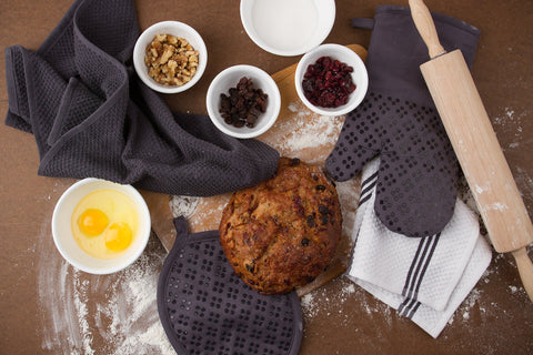Sticky Toffee: toallas de rizo gris para tareas diarias de limpieza