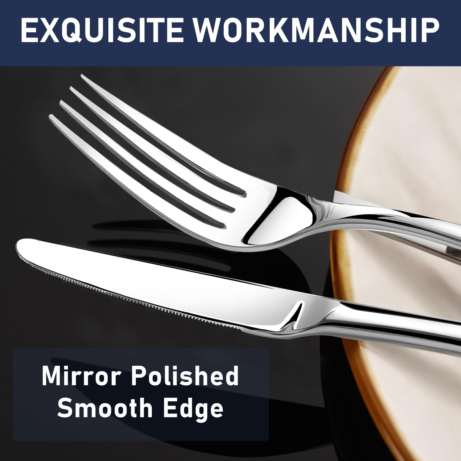 Cucharas y tenedores Stilloye con diseño ergonómico y equilibrio.