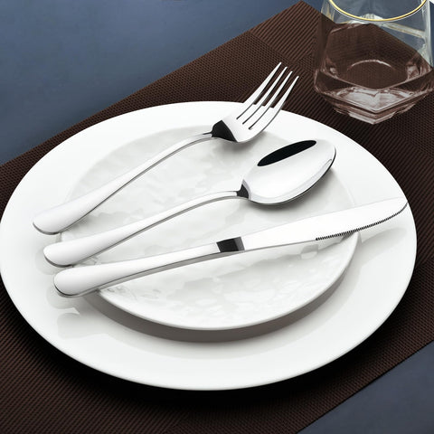 Cucharas Stilloye para sopa, acabado espejo