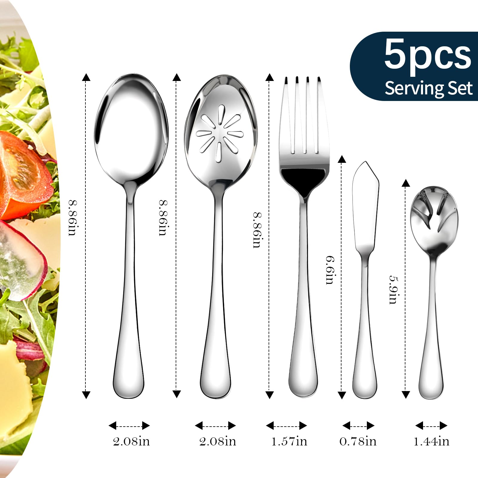 Tenedores de ensalada Stilloye, ideales para reuniones familiares.