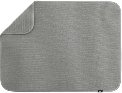 S&T INC. Alfombrilla secado para platos XL, absorbe agua rápido para encimera limpia.
