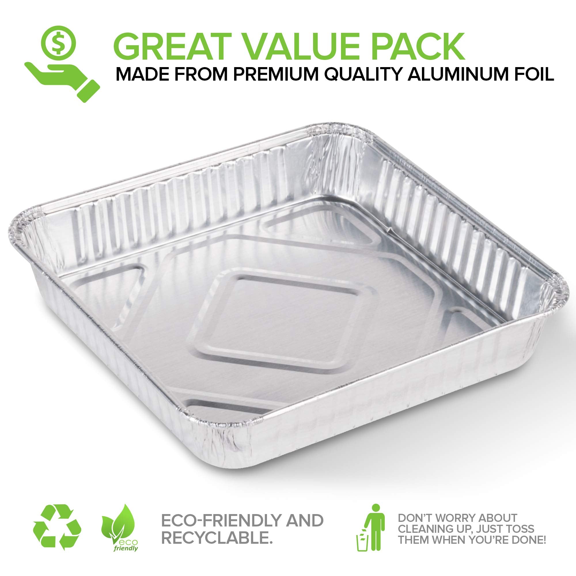 Stock Your Home bandeja aluminio 8-75, ideal para horno tostador.