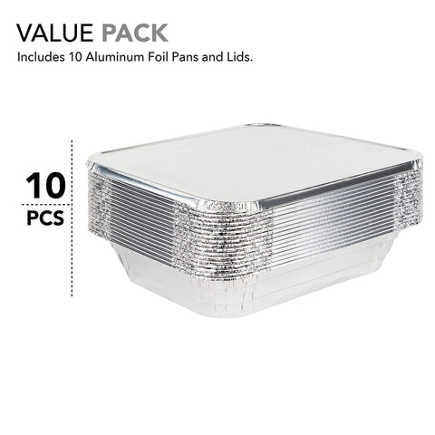Stock Your Home: bandeja de aluminio 9x13 apta para hornear en horno tradicional.
