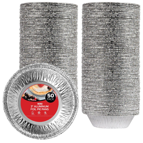 Stock Your Home bandeja tarta 3 pulgadas, vista para hornear porciones individuales.