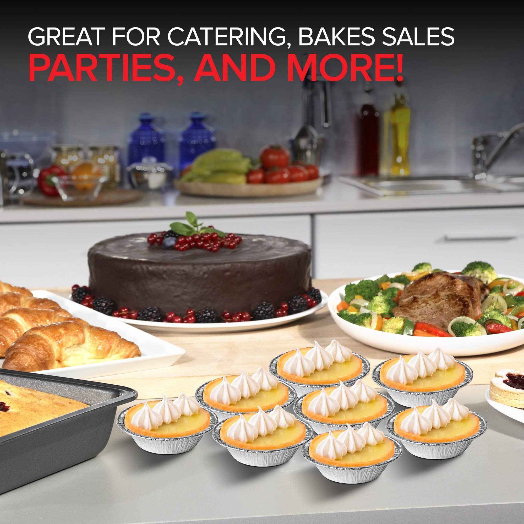 Stock Your Home bandeja tarta 3 pulgadas, ideal para postres individuales.