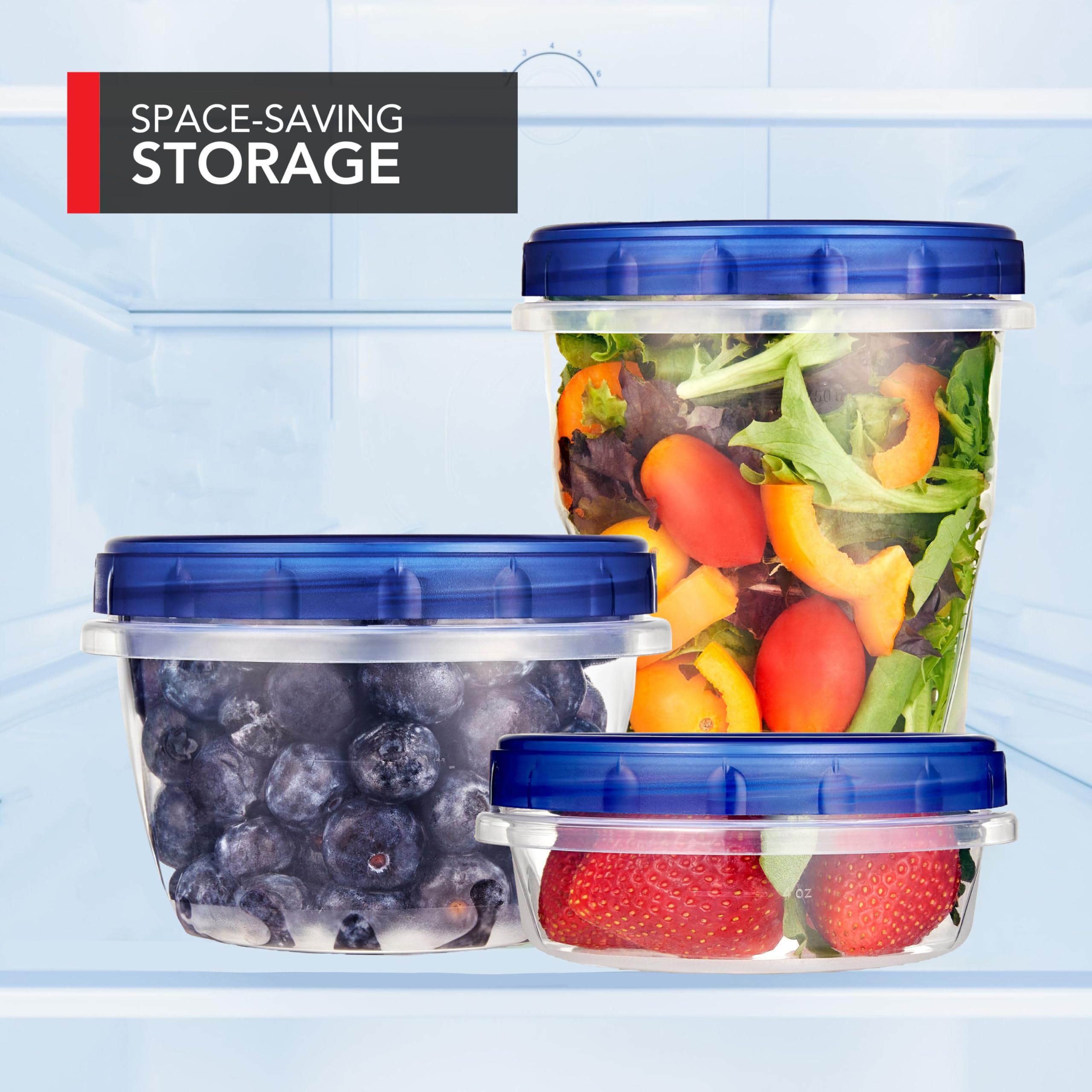 Stock Your Home contenedores para congelador para sobras seguras