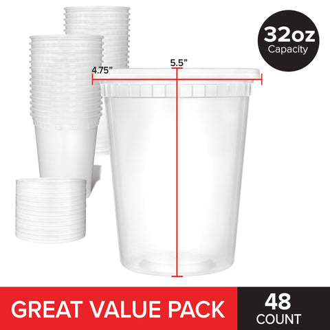 Stock Your Home recipientes plásticos de uso diario para almacenar