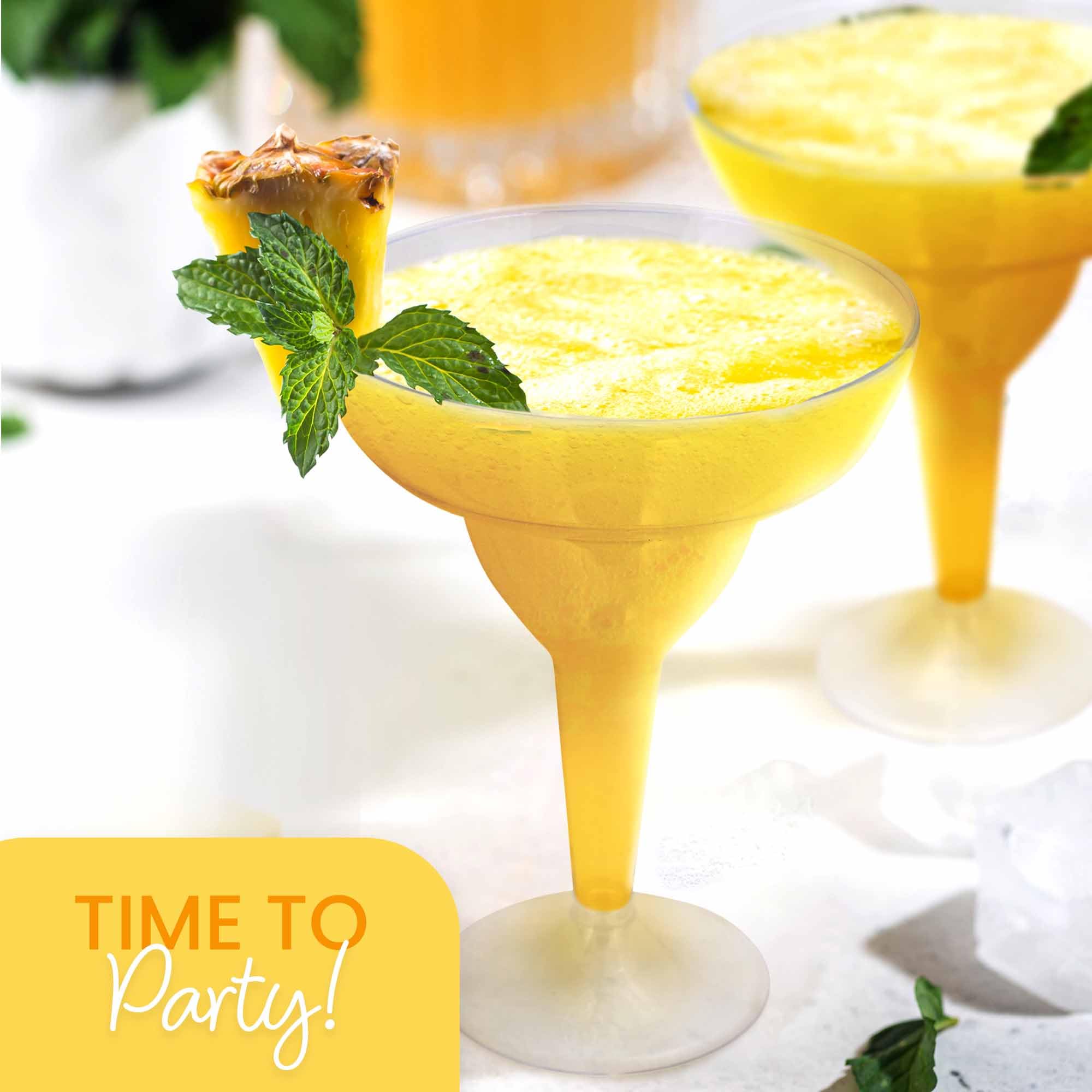 Copas margarita Stock Your Home claras, para cócteles veraniegos, 12 oz.
