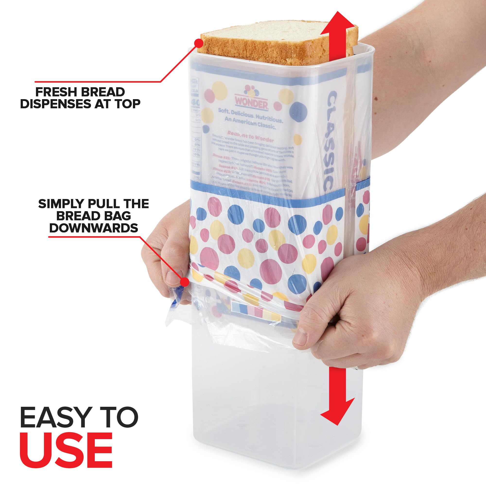 Diseño apilable de Stock Your Home para ahorrar espacio en la cocina.