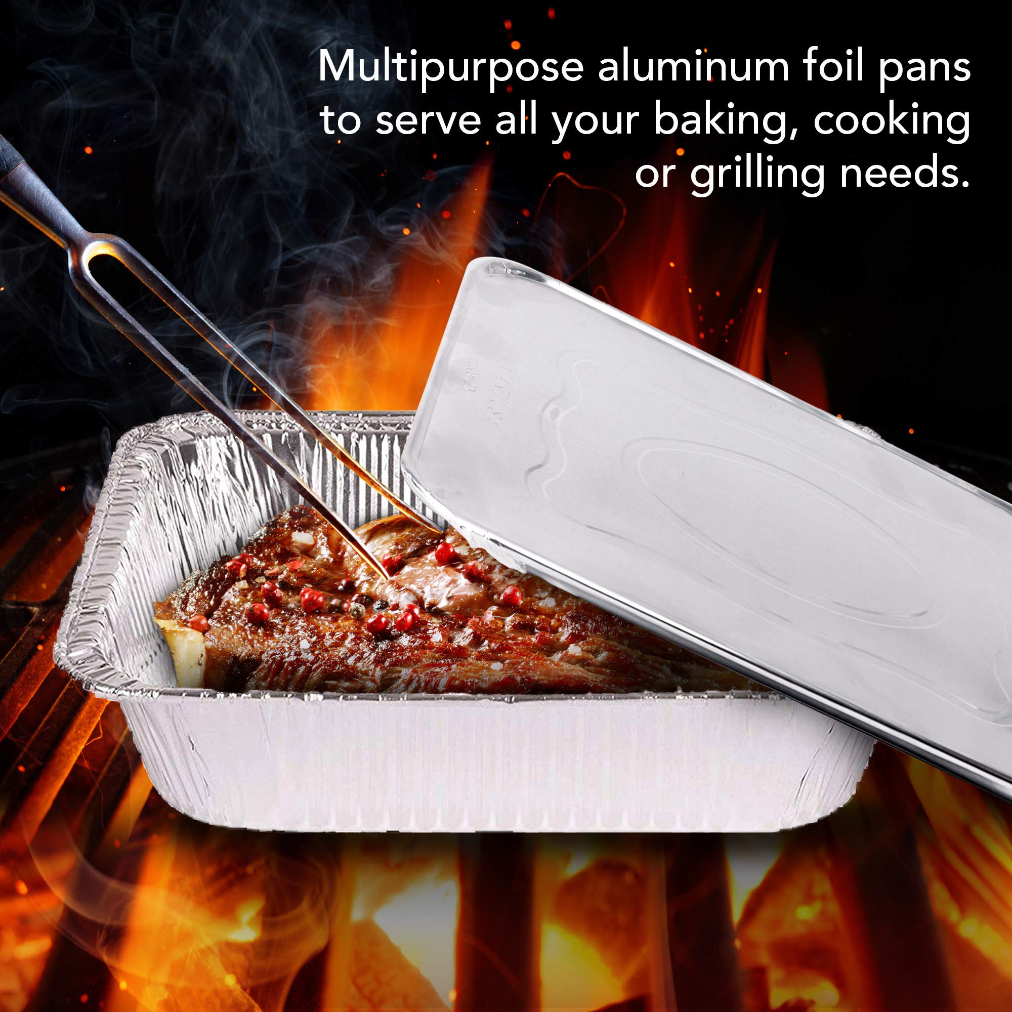Stock Your Home: envase desechable de aluminio apto para horno y congelador.
