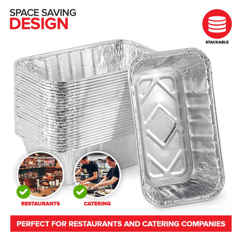 Stock Your Home: envase aluminio duradero para hornear y conservar alimentos