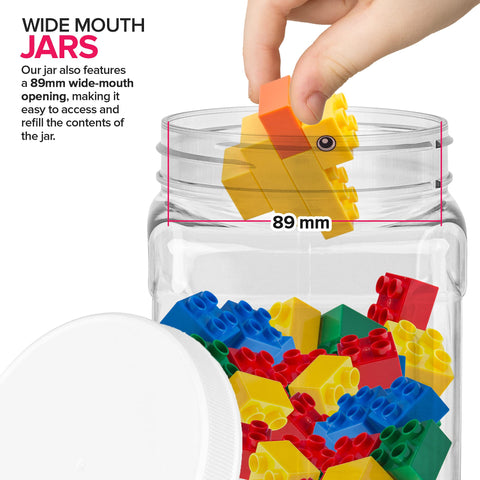 Stock Your Home tapas a prueba de fugas con junta para conservar frescura.